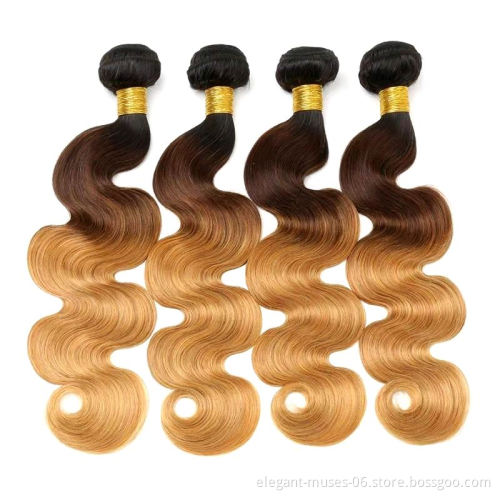 2021 hot selling 1b Color Body Wave Synthetic Hair Weave Synthetic Hair Extension For Women